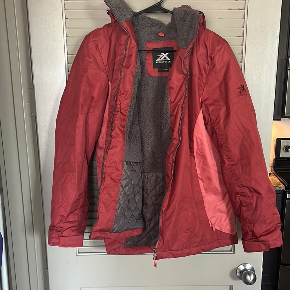 ZeroXposur Cherry Red Winter Jacket